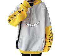 ZHAHOL Confort Casual Anime Sudadera con Capucha Unisex Pullover Assassination Classroom Cosplay Sudadera-Yellow||XXL