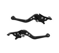 zhaichuhuozuiduo 2 Manetas De Freno Universales De Aleación CNC Para Motocicleta, Tamaño Ajustable Modificación De M&oto Embrague Tambor Freno De Tambor(Black)