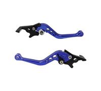 zhaichuhuozuiduo 2 Manetas De Freno Universales De Aleación CNC Para Motocicleta, Tamaño Ajustable Modificación De M&oto Embrague Tambor Freno De Tambor(Blue)
