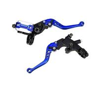 zhaichuhuozuiduo Manetas De Embrague De Freno Universales Para Motocicleta De 22 Mm, Accesorios Para Bomba De Freno Delantero Hidráulico, Palanca De Freno Para Motocross.(Blue)