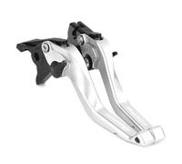 zhaichuhuozuiduo Manetas De Freno Y Embrague Cortas Ajustables Para SUZ&UKI GSX1300R HAYABUSA GSX 1300R 2008-2021, Accesorios Para Manillar De Motocicleta(Silver)