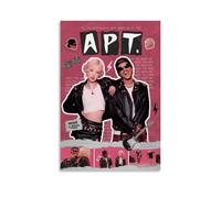 Zhailliu Póster Bruno de Mars Apt. Canción de música retro, collage vintage, póster de música para habitación, lienzo estético, arte de pared, decoración de dormitorio, 12 x 18 pulgadas (30 x 45 cm)