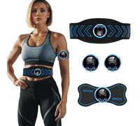 Zhailyn EMS Abdominal Trainer, dispositivo de entrenamiento EMS, cinturón muscular abdominal, dispositivo de estimulación eléctrica para el hogar, entrenamiento abdominal para hombres y mujeres