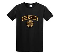 ZHAIMAORIJI Shop College Wear University of California Berkeley Arch Seal - Camiseta unisex de manga corta 100% algodón, color negro, Negro, S