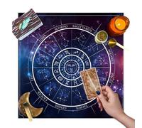Zhajipai Paño de cartas de tarot, paño de adivinación de lectura para cartas de tarot, suministros decorativos de para altar de cielo para amantes