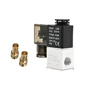 ZHAJNG 2v025-08 BTPC802 Válvulas solenoides de aire de 2 posiciones, 2 puertos, 1/4 normalmente cerradas, válvula solenoide neumática(AC110V)