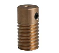 ZHAJNG Amarillo 0,5 módulo 5MM diámetro del agujero eje de engranaje helicoidal de latón diámetro interior 3mm 4mm 5mm 6mm for caja de engranajes de transmisión rueda helicoidal(3.17mm bore)