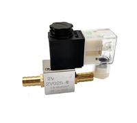 ZHAJNG Bobina de válvula solenoide de aire, agua y aceite DC24V 2V025-08 G1/4 Normalmente cerrada NC con LED, 2 puertos 2 vías(2V025-08 BAO12 LED)