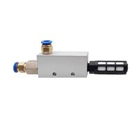 ZHAJNG CV-10HS 15HS 20HS 25HS con conector de 6 mm, 8 mm, 10 mm y 12 mm, generador de vacío, ventosa, válvula de control de presión negativa(CV-25HS and 8mm)