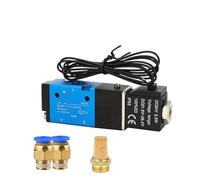 ZHAJNG Electroválvula neumática 3V110-06 AC220V de 3/2 vías, 2 posiciones, 3 puertos, control eléctrico simple operado por piloto(With 6mm fitting)