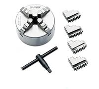 ZHAJNG K12 80 100 125 160 200 250 130 Mandril de torno de 100 mm Sanou Mandril de desplazamiento autocentrante de cuatro mordazas de 4''(K01-50)