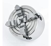 ZHAJNG Plato de torno K72-100 de 100 mm con 4 mordazas for torno mini independiente de metal