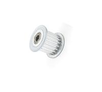 ZHAJNG Polea de distribución HTD3M de 16 dientes, rueda tensora for correa de 6 mm de ancho con guía de rodamiento y polea reguladora(Bore 3mm With Teeth)