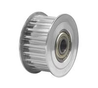 ZHAJNG Polea tensora HTD8M 8M-24T de 24 dientes for correa de 30 mm de ancho con guía de rodamiento y polea de distribución de 24 dientes(Bore 17mm With Teeth)