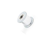 ZHAJNG Rueda tensora de polea loca HTD3M de 32 dientes, compatible con correas de 6 mm de ancho y con guía de rodamiento, engranaje síncrono 3M HTD3M de 32 dientes.(Bore 7mm NO Teeth)