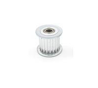 ZHAJNG Rueda tensora de polea loca HTD3M de 35 dientes, compatible con correa de 6 mm de ancho, con guía de rodamiento y engranaje síncrono.(Bore 5mm With Teeth)