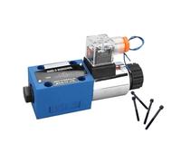 ZHAJNG Válvula electromagnética de control direccional hidráulica, serie AC220 DSG-02, válvula direccional solenoide bidireccional 4WE6(4WE6D6X)