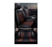 ZHANFEIS para Dacia para Duster para Sandero Accesorios Coche Fundas Asiento Cobertura Total Estilo Universal Fundas Asientos Coche Universales(D Black Coffee 5 Seat)