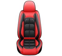 ZHANFEIS para Kia para Rio Accesorios Automóviles Detalles Interiores Funda Universal Cuero PU Asiento Automóvil Fundas Asientos Coche Universales(E Black Red 5 Seat)