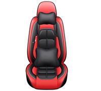 ZHANFEIS para Kia para Rio Accesorios Automóviles Detalles Interiores Funda Universal Cuero PU Asiento Automóvil Fundas Asientos Coche Universales(J Black Red 5 Seat)