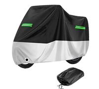zhangbaoshun Funda Moto para Kawasaki Vulcan VN 900 1500 1600 Classic,Funda Moto Impermeable,con Banda Reflectante a Prueba de Sol Agua Lluvia Polvo Viento Nieve,antirayones y antigranizo,XXL-C
