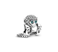 ZHANGCHEN Abalorio de cuentas de mono de plata de ley 925 compatible con pulsera Pandora Original DIY PLATA 925 Fabricación de joyas
