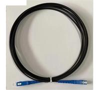 ZHANGGH 10 Uds SC/A SC LC Cable de conexión de Fibra de caída 1m 5m 10m 15m 20m Puente de Fibra óptica Blanco Negro for Interiores(15m,SC-SC)