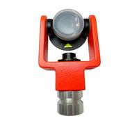 ZHANGGH 102 mini prisma de metal de 0/-30 mm con rosca de montaje de 5/8 pulgadas con burbuja para topografía GPS de estación total