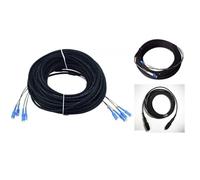 ZHANGGH Cable de conexión para exteriores de 100 m, 2/4 núcleos, 7 mm, 2C, 4C, CPRI, LC, SC, FC, ASM, DVI, impermeable, FTTH, cable blindado de fibra óptica, 2 núcleos (LC-LC, 4 núcleos SM con)