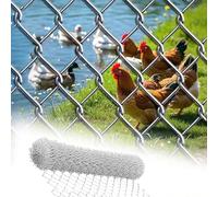 ZHANGGL Cerca de Alambre galvanizado para gallinero. Red Duradera para Ganado y Aves de Corral para Proteger los límites del jardín. Recinto Resistente para Animales. Resistente