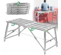 ZHANGGL Escalera de andamio portátil de Alta Resistencia - Plataforma de Trabajo elevable Antideslizante, Segura y Estable para Todo Tipo de entornos, Ideal para proyectos de con