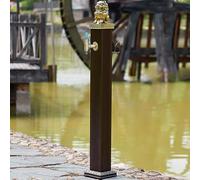 ZHANGGL Garden Water Column,Garden Water Column, Outdoor Faucet, Fountain,Freeze Proof Outdoor Faucet,Water Column with Faucet,Vertical Square Garden Water Column,Stainless Steel