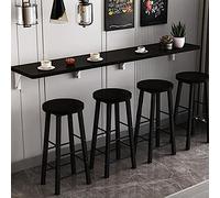 ZHANGGL Mesa Plegable de Pared con alas abatibles: Elegante Mesa de Comedor de Madera Que Ahorra Espacio para Cocina, Bar y Tienda de té con Leche. Diseño Largo y Estrecho para e