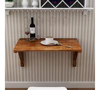 ZHANGGL Mesa Plegable de Pared para Espacios pequeños. Escritorio Compacto para Cocina, Oficina y estación de Trabajo en el hogar. Diseño con alas abatibles. Disponible en 3 Tama