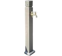 ZHANGGL Outdoor Stainless Steel Vertical Garden Water Column - Decorative Fountain Dispenser with Faucet(80cm/31in)