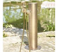 ZHANGGL Outdoor Vertical Cylindrical Garden Water Column,304 Stainless Steel Freestanding Hose Stand Floor Mount Water Tap Yard Decorative Hydrant Anti-Freeze Water FEA(D Style 5