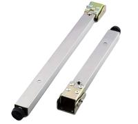 ZHANGGL Patas de Mesa telescópicas Plegables Ajustables de Acero Inoxidable, Altura 30-150 cm (1 Pieza), Color Plata, Soportes para Muebles de 88 cm (34,6 Pulgadas) - Duraderas y