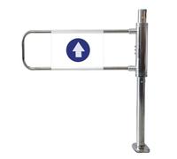 ZHANGGL Puerta batiente Manual metálica con Cierre automático - Puerta de Seguridad para almacenes, supermercados, Tiendas, bibliotecas y soluciones de Seguridad para comercios.
