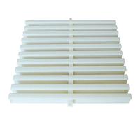 ZHANGGL Rejilla Antideslizante para Piscina, Rejilla de Empalme ABS, Filtro Protector de canalón de Drenaje, Canal Flexible de fácil instalación (Color: Hueso, tamaño: 30 x 100 c