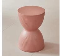 ZHANGGL Reposapiés, Taburete otomano, Estilo nórdico Sencillo, Multiusos para Sala de Estar y Dormitorio (tamaño: 43 x 30 cm, Color: Rosa)