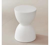 ZHANGGL Reposapiés, Taburete otomano, Estilo nórdico Sencillo, Multiusos para Sala de Estar y Dormitorio (tamaño: 43 x 30 cm, Color: Blanco)