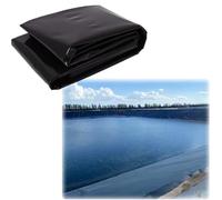 ZHANGGL Revestimiento para Estanque de Color Negro de 0,12 mm, 1 x 1, 10 x 15 m, Ideal para estanques pequeños, Arroyos, Fuentes y cascadas de jardín. Revestimiento para Estanque Duradero e impermea