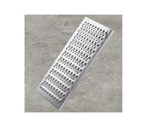 ZHANGGL Tapa de Acero Inoxidable para Pozo séptico con Marco de 20 x 58 x 2,5 cm (7,9 x 22,8 x 1 Pulgada). Tapa de Drenaje Resistente para Uso en Exteriores y Acceso Seguro.