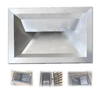 ZHANGGL Tapas de Tanque séptico empotradas, Tapa de Registro Cuadrada y Rectangular de Acero Inoxidable para Bloquear residuos, Cubierta de Drenaje Exterior para Patio, césped, j