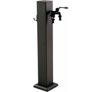ZHANGGL Vertical Outdoor Stainless Steel Square Garden Water Column, Antifreeze Water Fountain Post for Irrigation, for Garden Lawn, Backyard