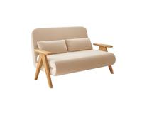 zhanggqOU Silla Cama Convertible Sofá Cama Plegable de Doble Uso, Madera Maciza y Multifuncional, Individual, Simple retráctil(XL)
