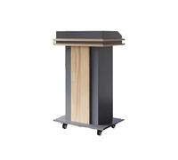 zhanggqOU Soporte de podio portátil Atril portátil for Aula, Plataforma de Maestro Ceremonias, podio conferencias, auditorio Escritorio de púlpito móvil