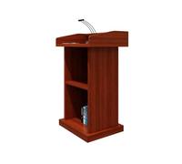 zhanggqOU Soporte de podio portátil Mostrador de recepción con podio discurso for auditorio, Aula y Sala conferencias Escritorio de púlpito móvil(Red)