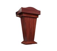 zhanggqOU Soporte de podio portátil Soporte de podio con Gran área Almacenamiento Piso for reuniones Escritorio de púlpito móvil