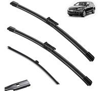 zhanghongj Escobilla Kit de Alto Rendimiento, Limpiaparabrisas Parabrisas para Audi Q7 4M 2016-2021 26"+20"+16", Fácil Instalación,Hojas Planas Originales